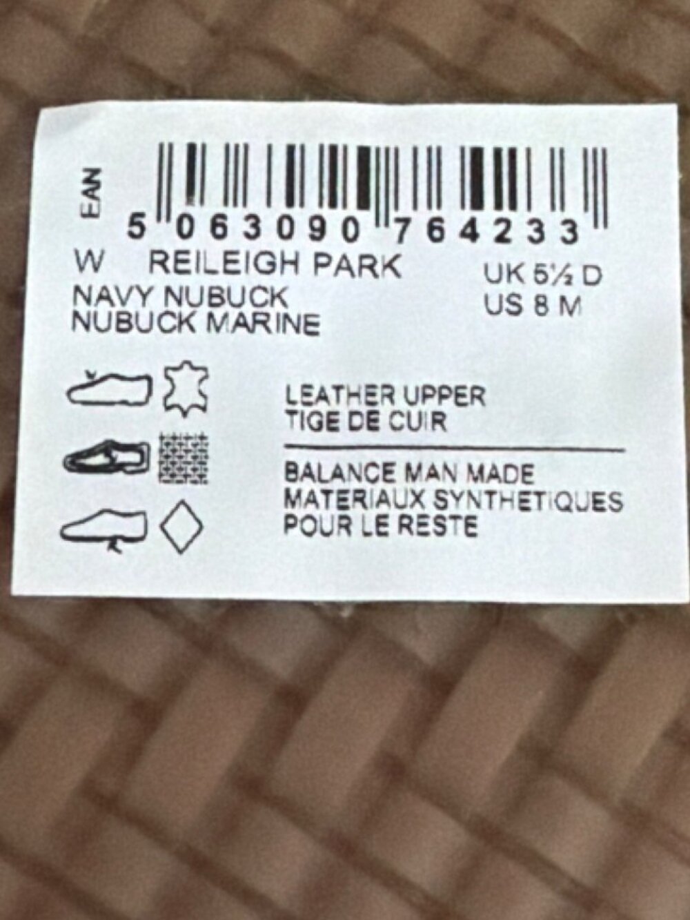 Clarks Raleigh Park Navy Nubuck Leather Women's Sandals Size 8M - Picture 9 of 10